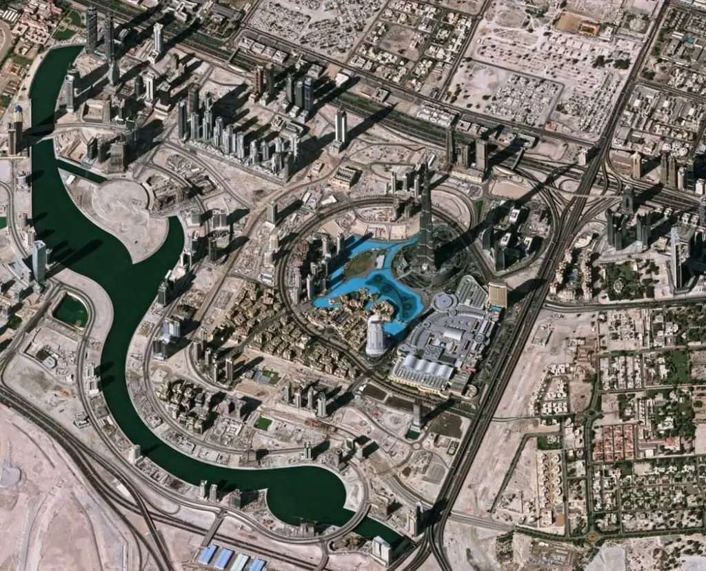 Генеральный план центра Дубая