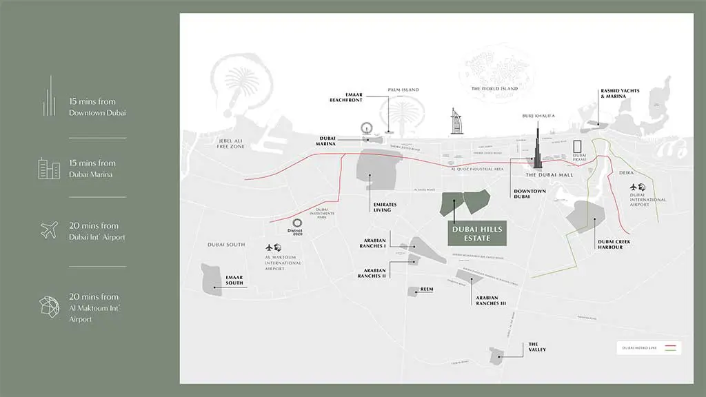 HILLS PARK LOCATION MAP