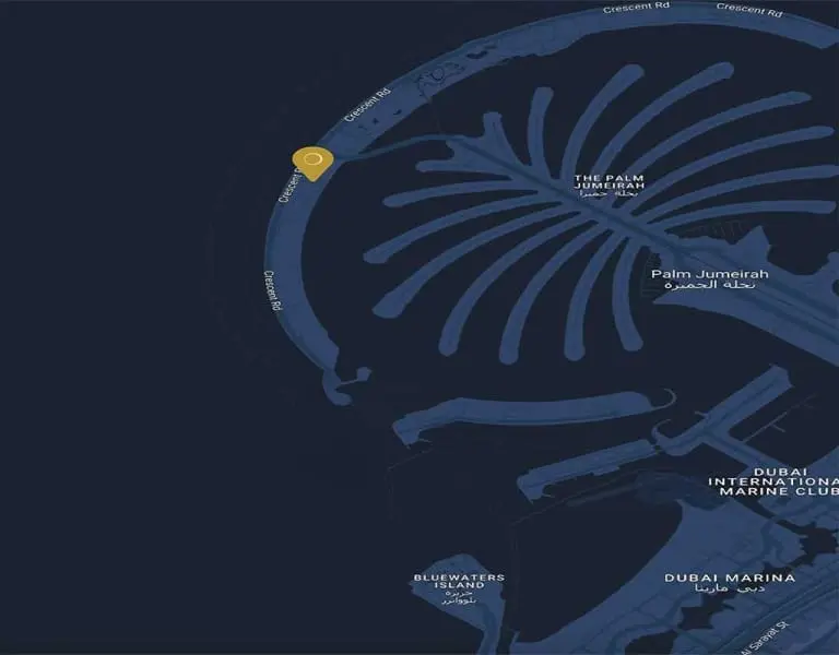 Orla Palm Jumeirah Location Map