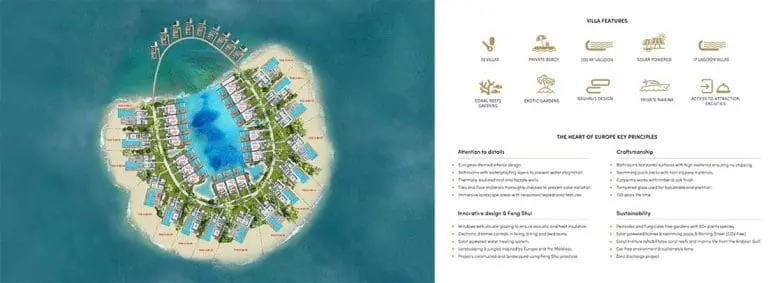 Germany Island Villas Dubai Master Plan