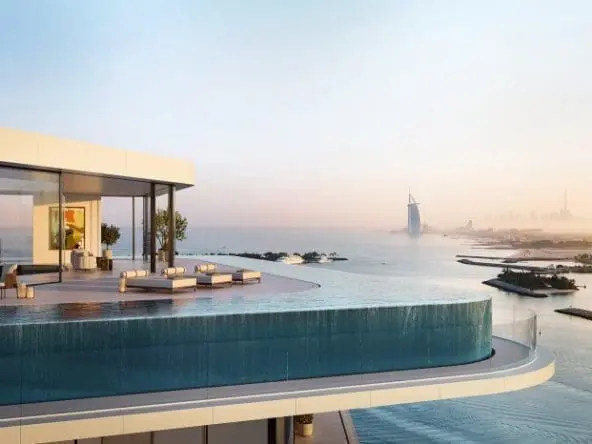 The Sky Palace 360 Infinity Pool Four Floors at Palm Jumeirah