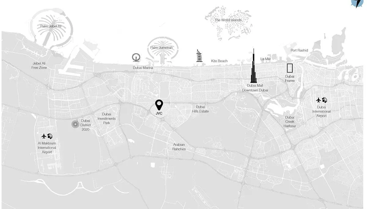 La Perla Homes at JVC Master Plan
