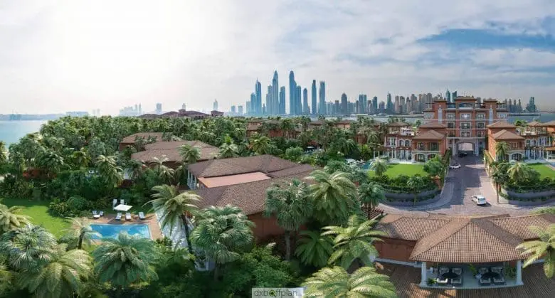 Club Villas Construction Update at Palm Jumeirah Dubai
