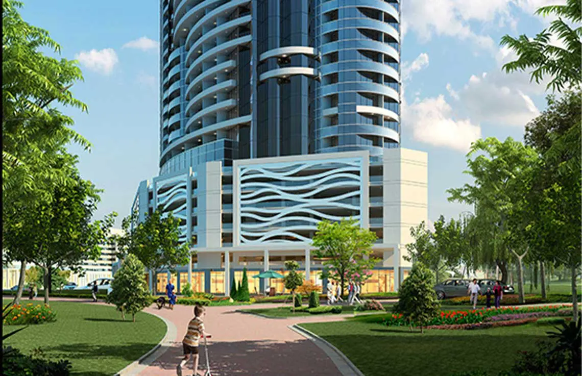 Blue Wave Tower at Dubailand