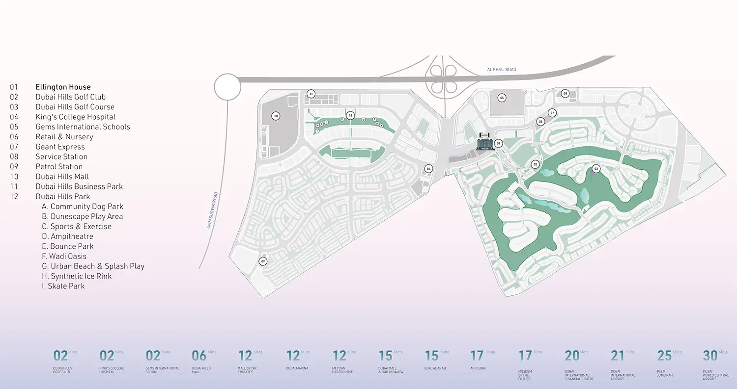 Ellington House at Dubai Hills Estate Master Plan