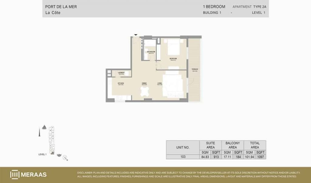 PDLM_FloorPlan-1Bed