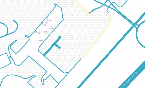 Emaar Beachfront Map