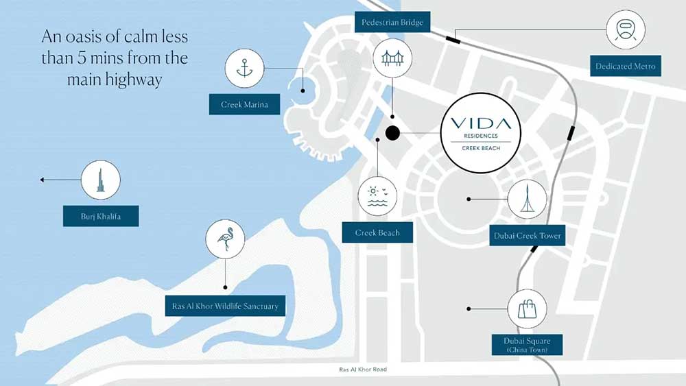 Vida Residences Creek Beach Master Plan