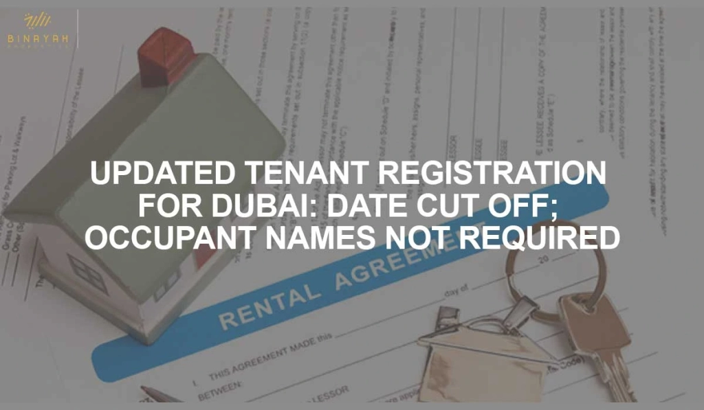 Tenant Registration for Dubai