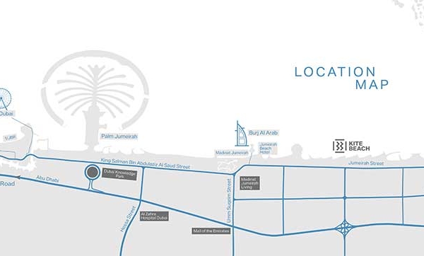 Bluewaters Bay Location Map