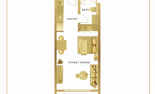 Vincitore Volare Studio Floor Plans