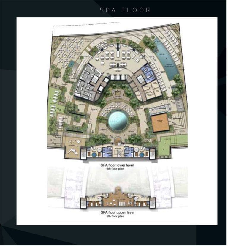 Bay’s Edge Spa Floor Plan