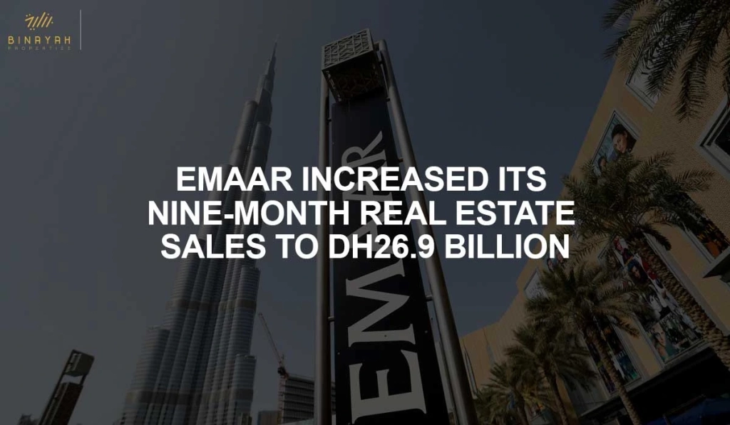 Emaar Real Estate Sale Increased