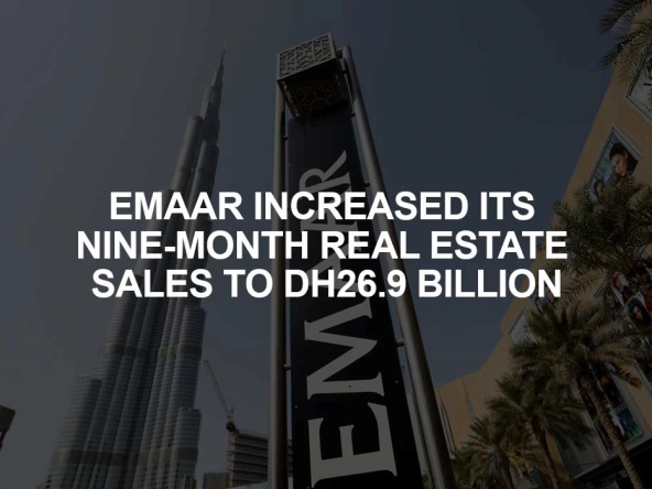 Emaar Real Estate Sale Increased