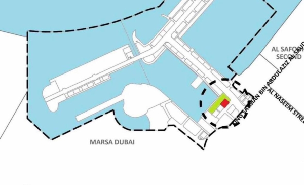 Sobha Marina Location Map