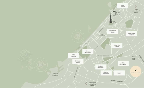 Farm Gardens Villas Location Map