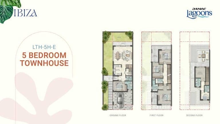 Ibiza 5 Bedroom Townhouse Floor Plans