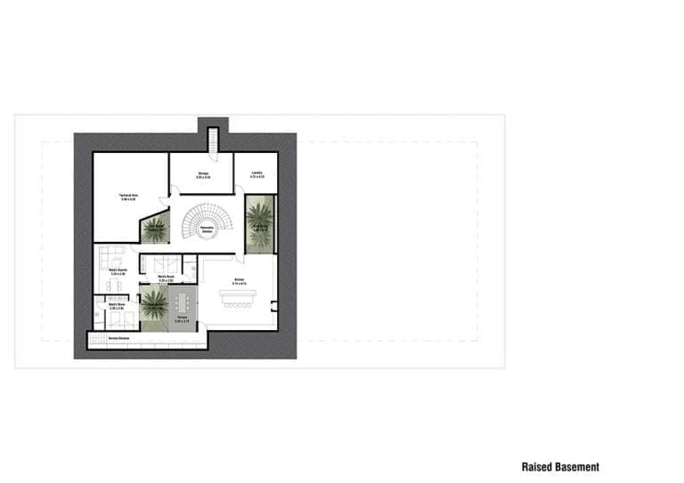 Zuha Island Raised Basement Floor Plans