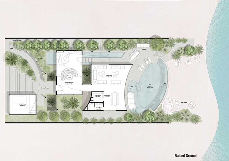 Zuha Island Raised Ground Floor Plans