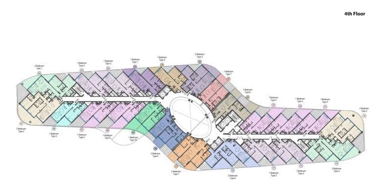 Mina Azizi 4th Floor Plans
