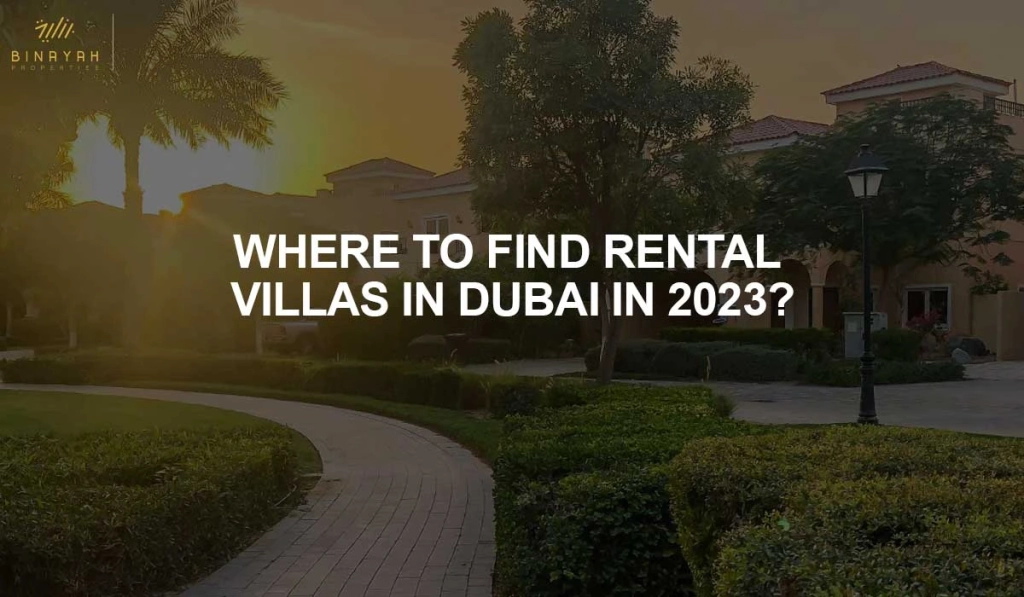 Rental Villas Dubai 2023