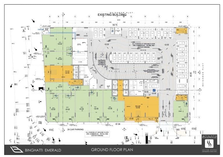 Binghatti Emerald Ground Floor Plans
