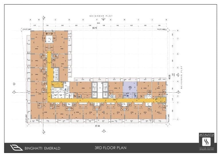 Binghatti Emerald Third Floor Plans