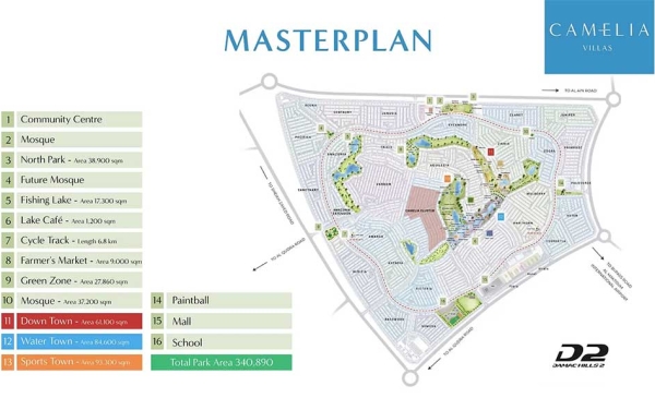 Camelia at Damac Hills Master Plans