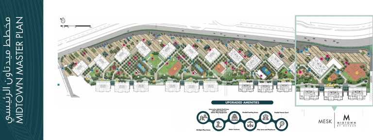 Midtown Mesk Dubai Master Plan