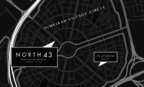 North 43 at JVC Location Map