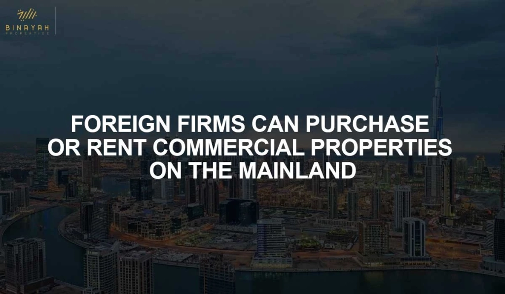Foreign Firms Can Purchase Properties in Dubai