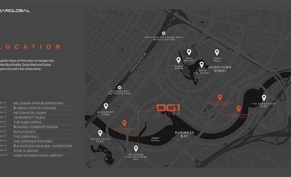 DG1 Living Tower Location Map