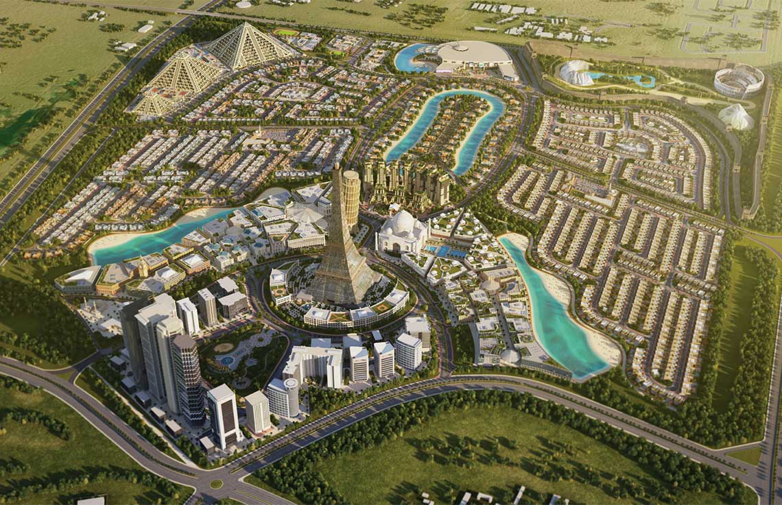 Виллы Serene Living в Falcon City Dubai