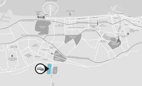 Shmas Townhouses Location Map