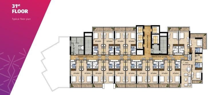 Carson Tower 31st Floor Plans