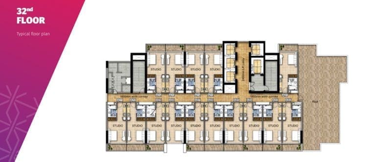 Carson Tower 32nd Floor Plans