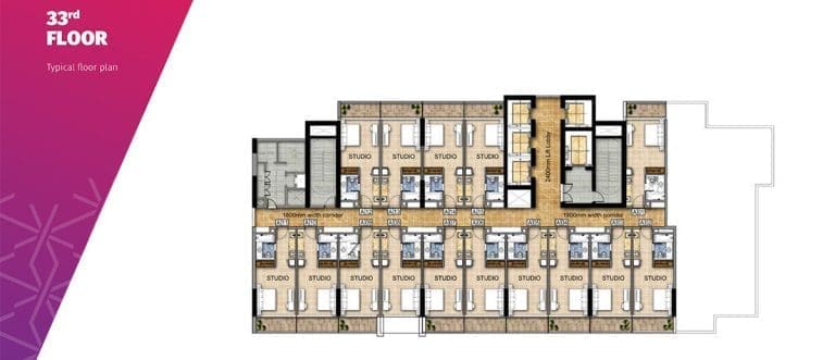Carson Tower 33rd Floor Plans