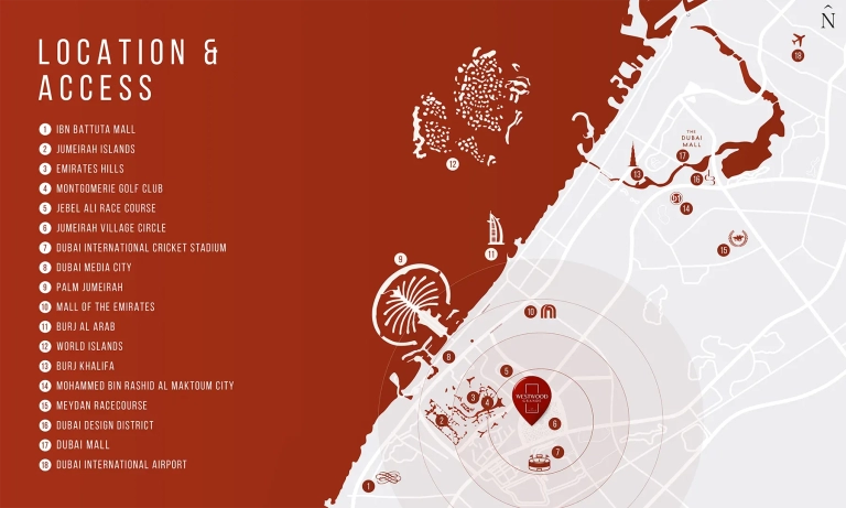 Westwood Grande 2 Location Map