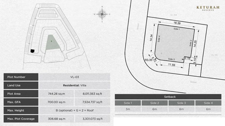 Keturah Reserve VL – 03 Residential Villa Floor Plans