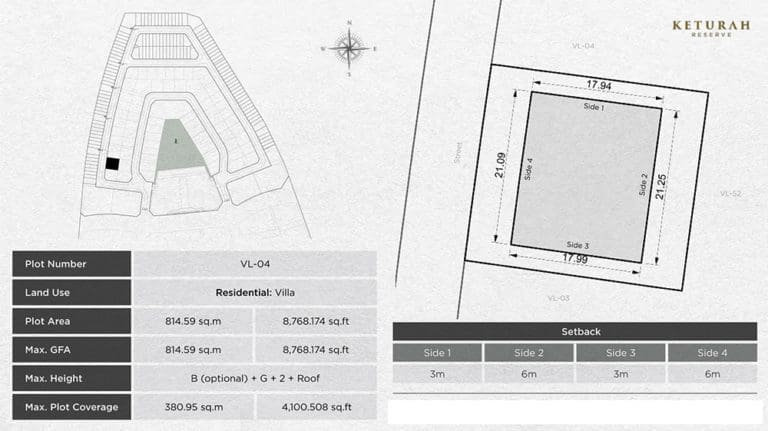 Keturah Reserve VL – 04 Residential Villa Floor Plans