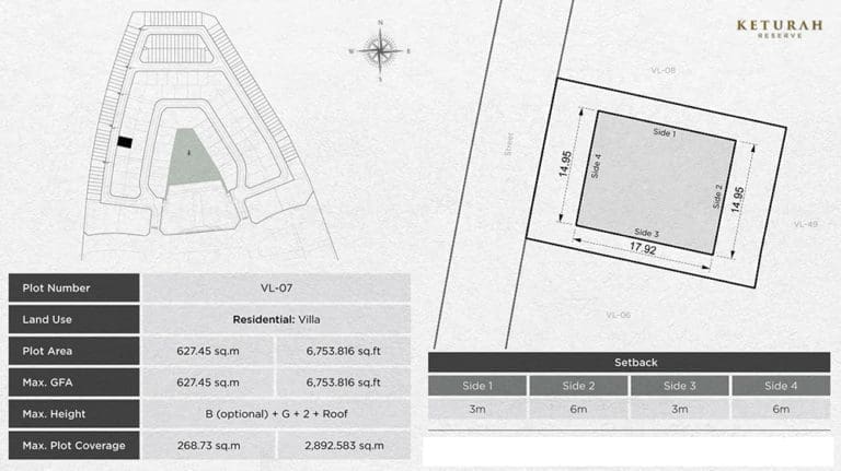 Keturah Reserve VL – 07 Residential Villa Floor Plans