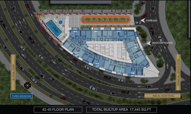 Nobles Tower 3 Bedroom Apartment Floor Plans