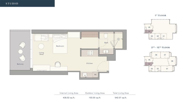 Quayside Apartment Studio Apartment Floor Plans