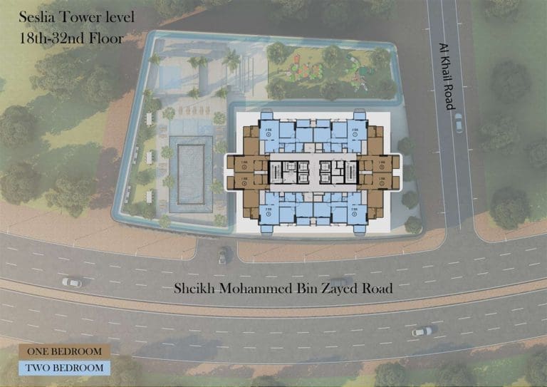 Seslia Tower 18 to 32 Floor Plans