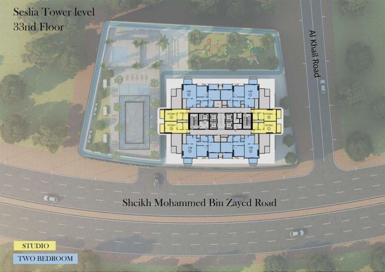 Seslia Tower 33rd Floor Plans