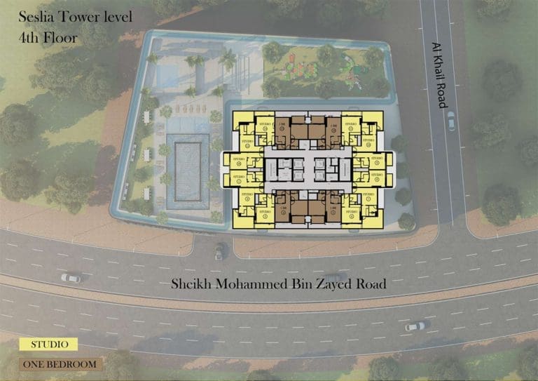 Seslia Tower 4th Floor Plans