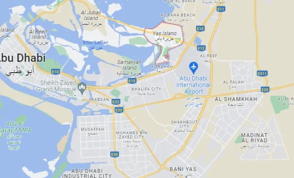 Alkaser at Yas Island Location Map