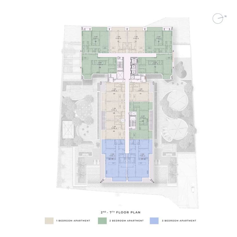 Ellington House 2 – 7 First Floor Plans