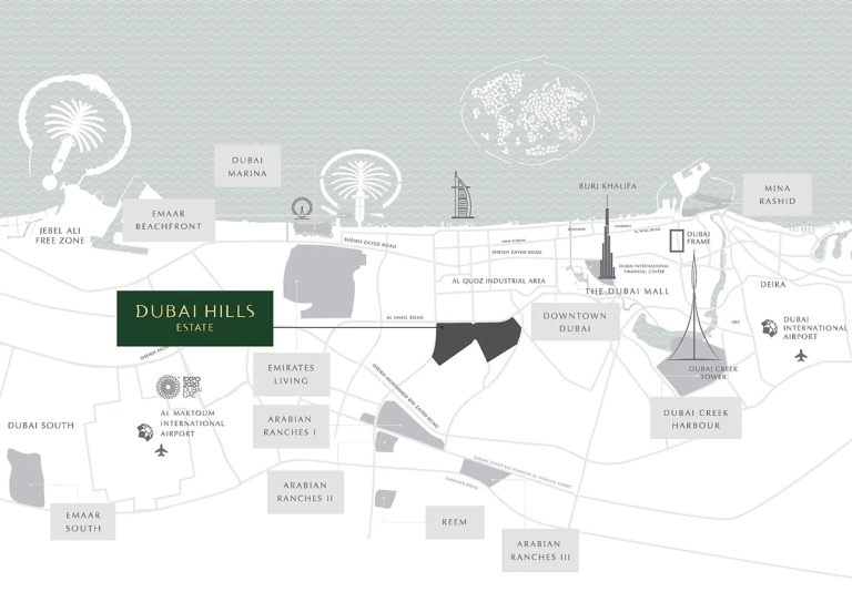 Swiss Residences at Dubai Hills Estate MasterPlan