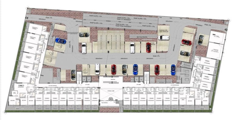 Beverly Boulevard Layout Plan 1